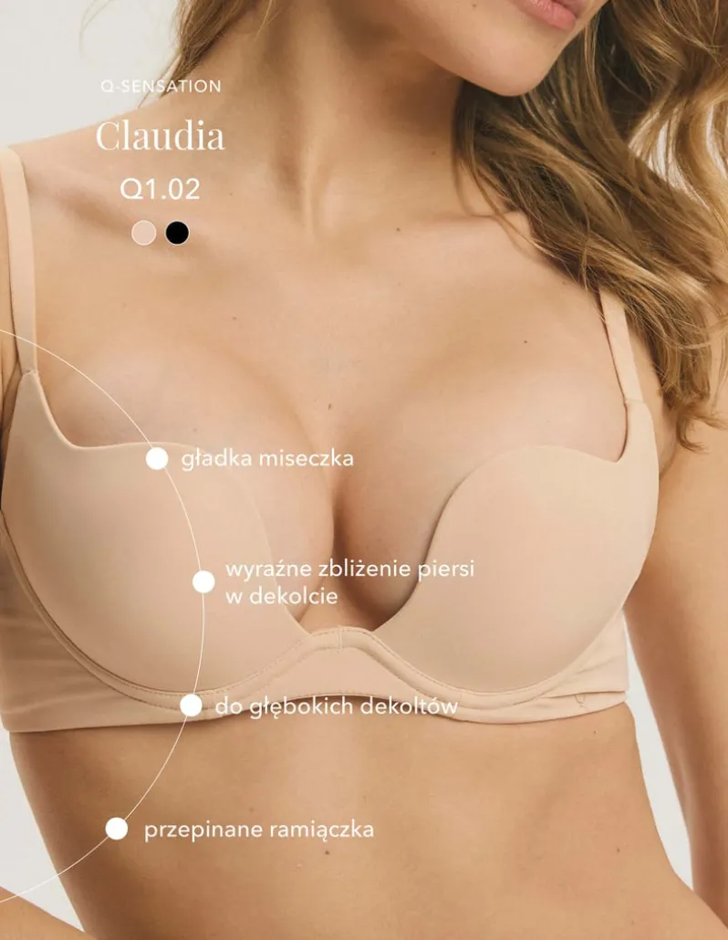 Biustonosz push-up Q1.02 Claudia