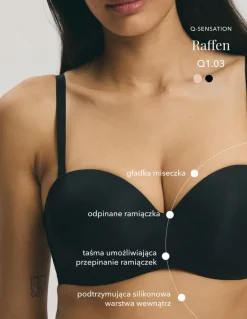 Biustonosz push-up Q1.03 Raffen