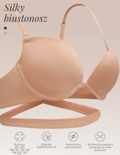 Biustonosz push up Silky