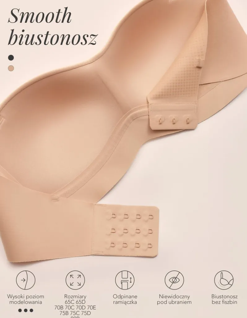Biustonosz usztywniany Smooth