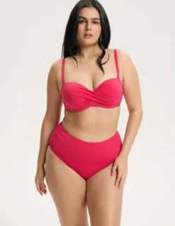 Góra od bikini bandeau na większy biust Base