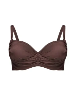 Góra od bikini bandeau na większy biust Goddess